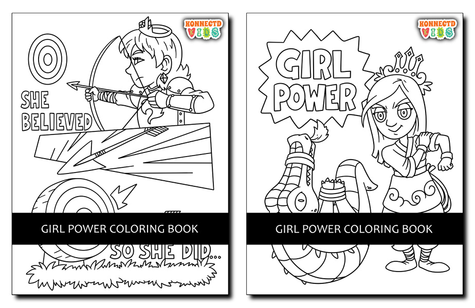 Girl Power Coloring Book for Kids Ages 8-12 – Young Dreamers Press