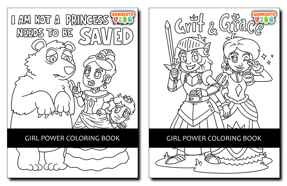 I Am Strong, Smart & Kind: A Coloring Book For Girls